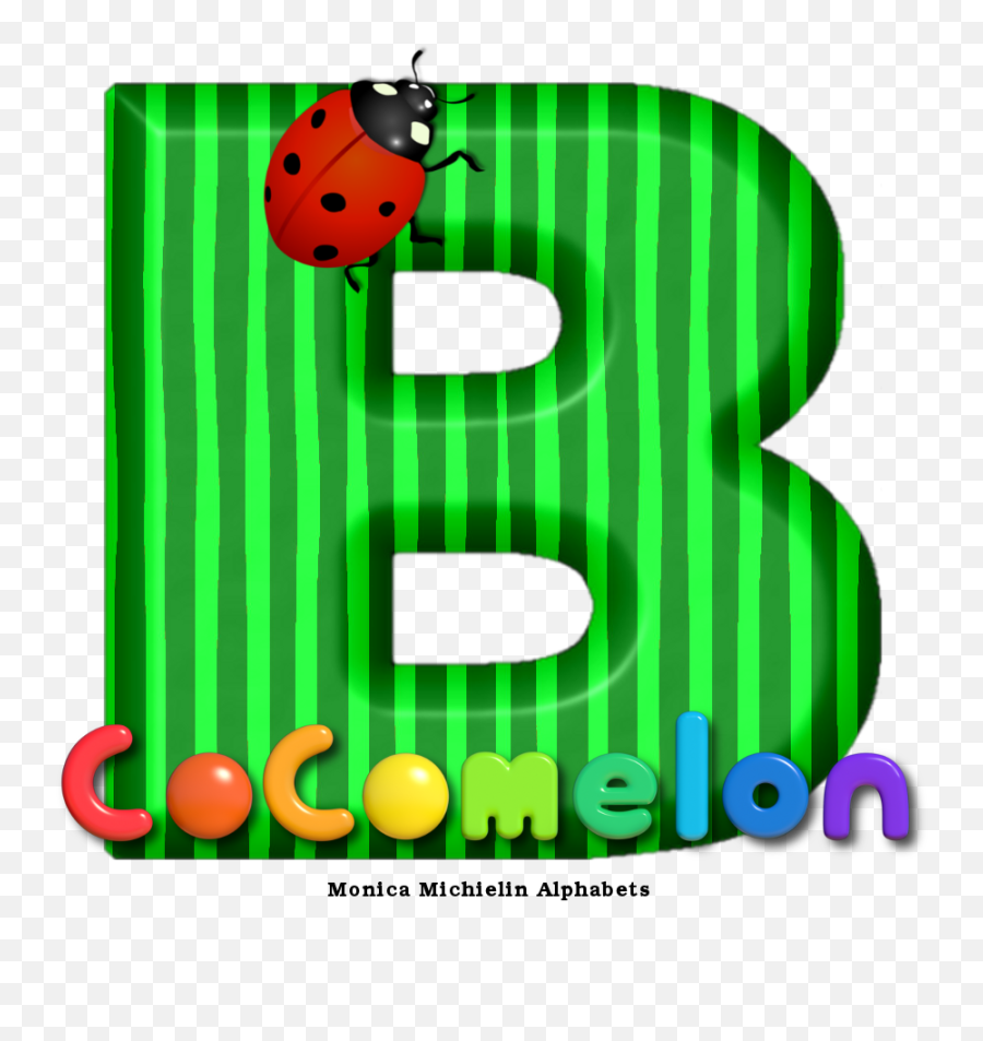 Monica Michielin Alphabets Cocomelon Watermelon Ladybug - Cocomelon Alphabet Letters Emoji,What Is The Termite, Ladybug Emoticon