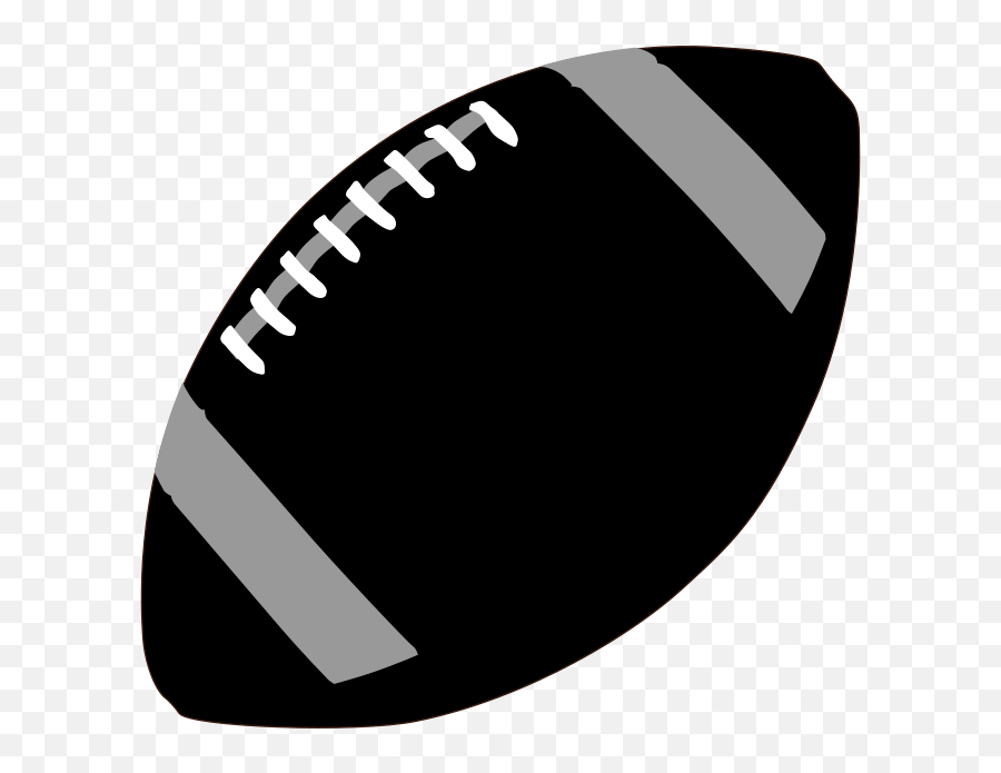 American Football Ball Clipart Free Svg File - Svgheartcom Black And White Football Clipart Emoji,Rugby Ball Emoji