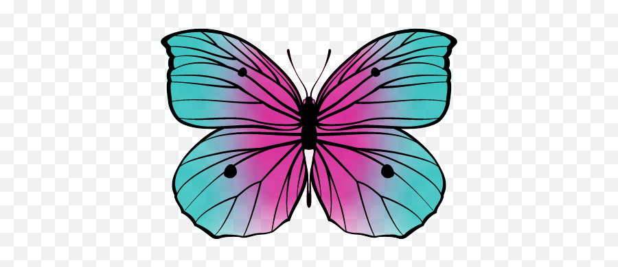 Butterfly Garden - Personalized Remembrance Tribute For Girly Emoji,Janice Glenn Away Like Emotions Colors Are A Reflection Of Life