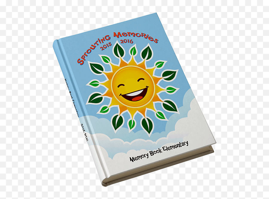 Sprout Yearbook Cover - Happy Emoji,Elementary School Yearbook Ideas Emojis