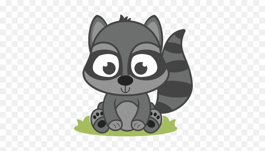 Cute Racoon Clip Art - Clip Art Library Baby Raccoon Clipart Emoji,Raccoon Emoticons Whatsapp