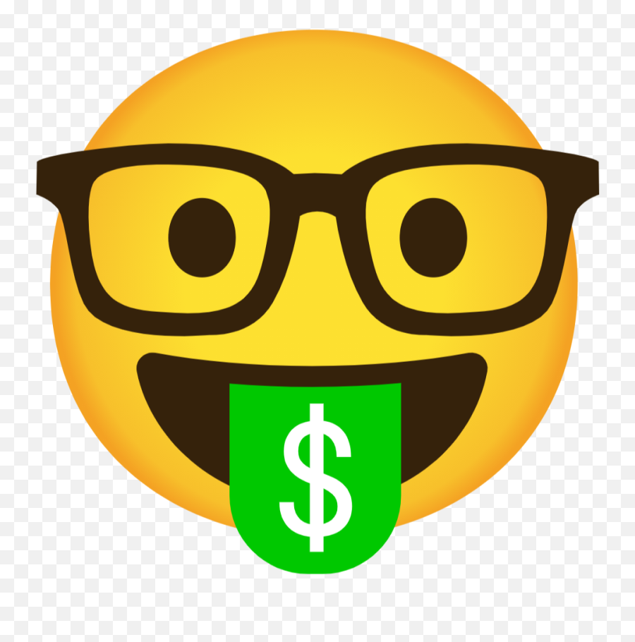 1 Emerging Internet Marketing Company - Canada Montreal Nerd Emoji Glasses,Swirly Emojis