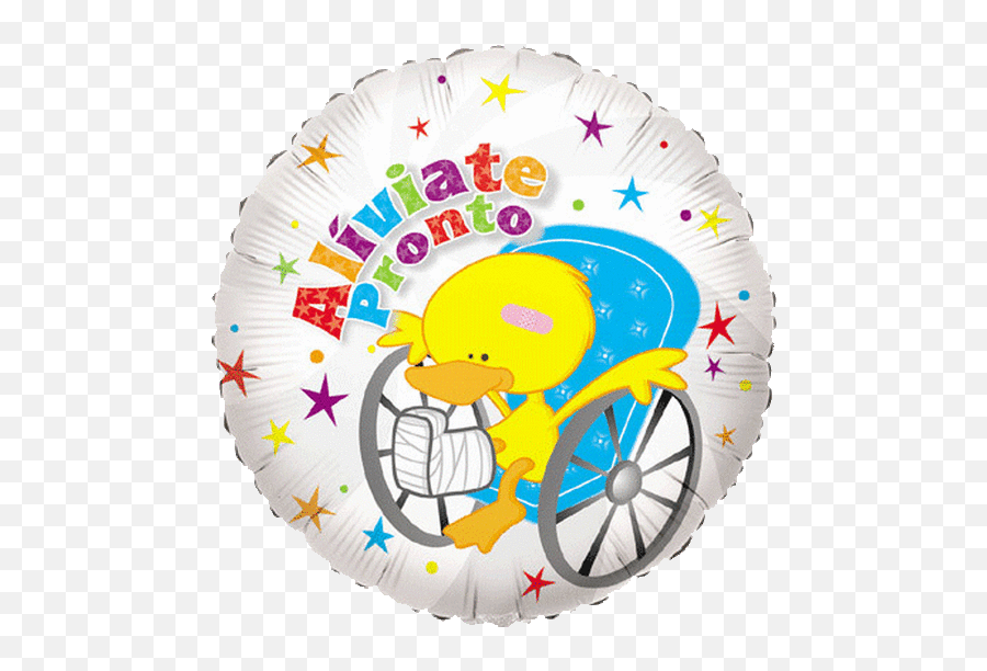 18 Aliviate Smiley Face Get Well Soon Spanish - Mylar Foil Balloon Emoji,Get Well Soon, Emoticon