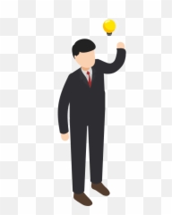 Got Idea Isometric People Flat Icons Png - Buner Tv Juggler Emoji,Facebook Like Emoticon Scratching Head