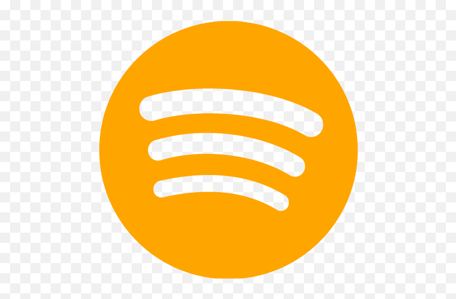 Orange Spotify Icon - Blue Spotify Logo Png Emoji,Emojis Aesthetic Orange