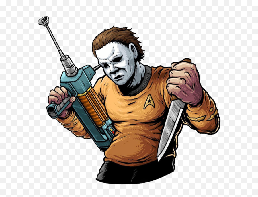 Stickergang Michael Myers Star Trek - Fictional Character Emoji,Michael Myers Emoji