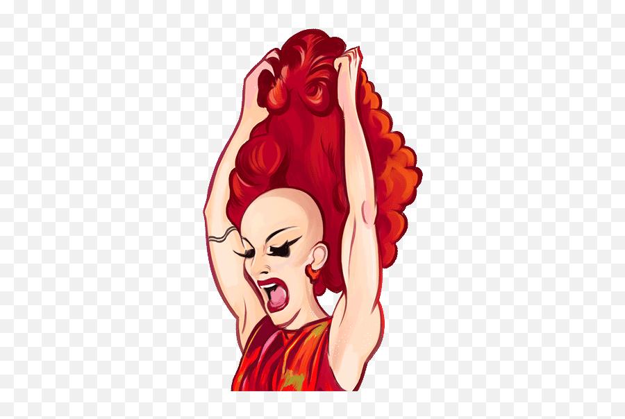 Top Face Character Stickers For Android - Rupaul Drag Race Stickers Emoji,Drag Queen Emoji