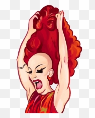 Top Face Character Stickers For Android - Rupaul Drag Race Stickers Emoji,Drag Queen Emoji