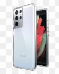 Speck - Presidio Perfect Clear Case For Samsung Galaxy S21 Ultra 5g Clear Emoji,Samsung Galaxy S8+ Emoticon Bubble