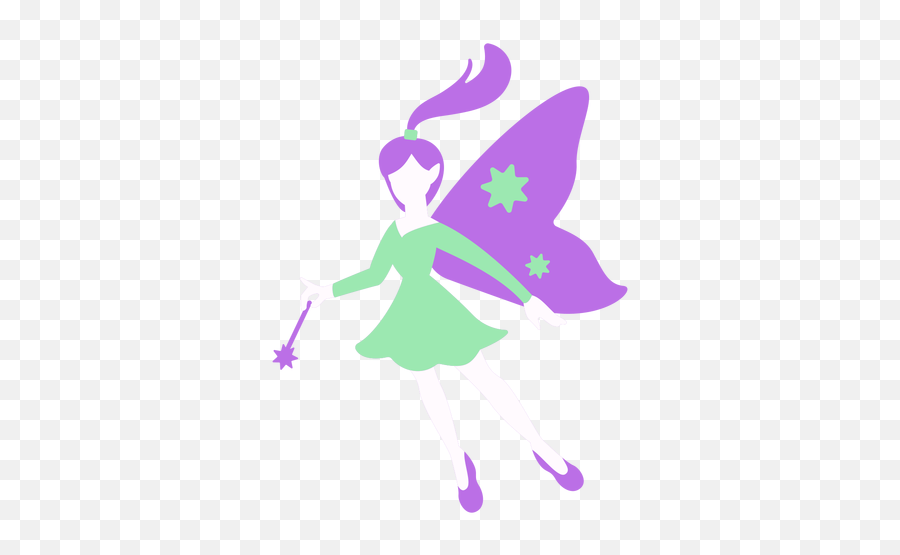 Fairy Silhouette Illustrations Vector Download Emoji,Fairy Cartoon Emotions
