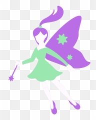 Fairy Silhouette Illustrations Vector Download Emoji,Fairy Cartoon Emotions
