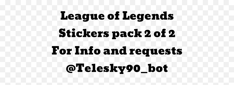 Telegram Sticker 36 From Collection League Of Legends Emoji,League Of Legends L Emojis