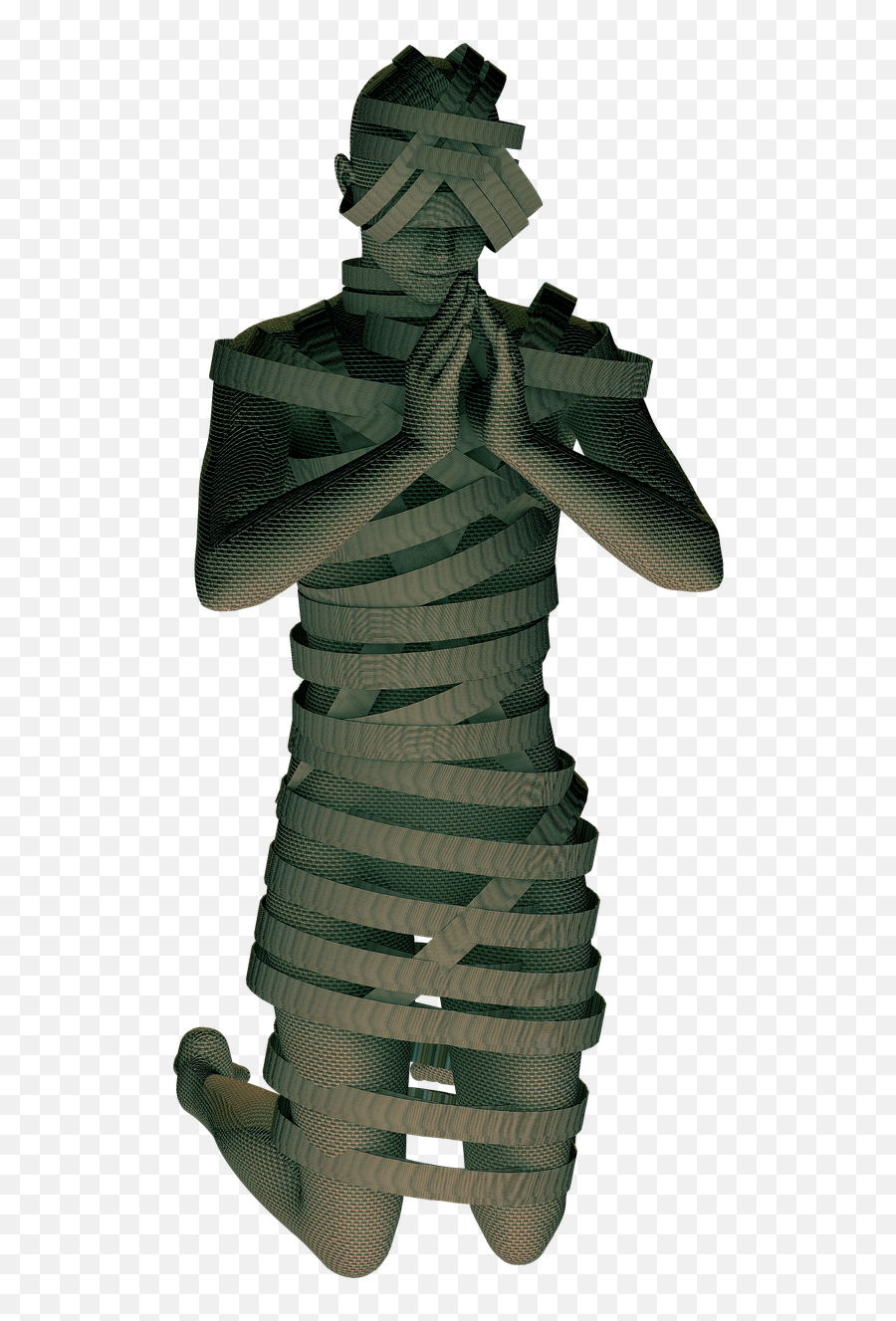 Mummy Pray Bandage - Free Image On Pixabay Emoji,Bandage Text Emoticon