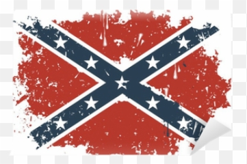 Wall Mural Confederate Rebel Flag Grunge - Pixersus Emoji,Famerican Lag Emoji