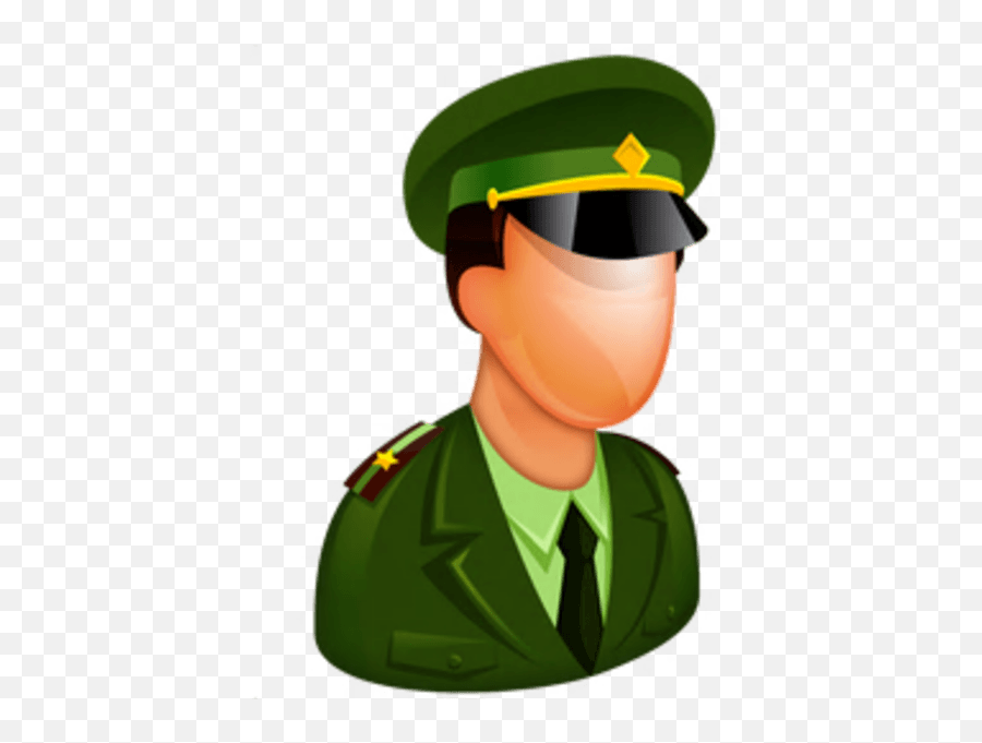 Army Officer Icon - Army Icon Png Clipart Full Size Emoji,Army Hat Emoji