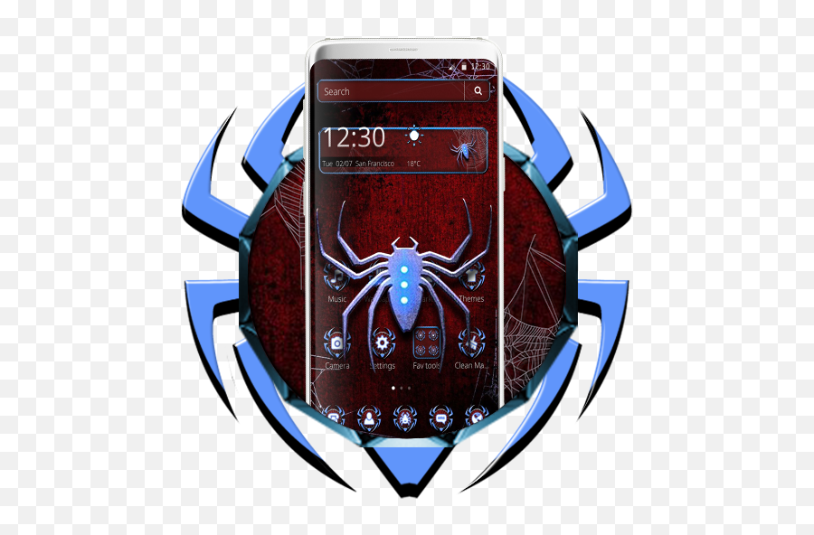 Scary Blue Spider Theme - Apps On Google Play Emoji,Dreamcatcher Animal Emojis