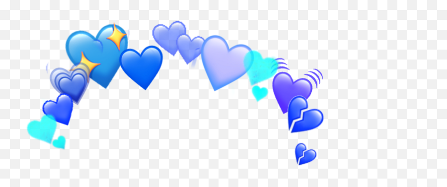 Blue Emoji Diffrent Hearts 276796532032211 By Satanicbarbie,Color Blue Emoji