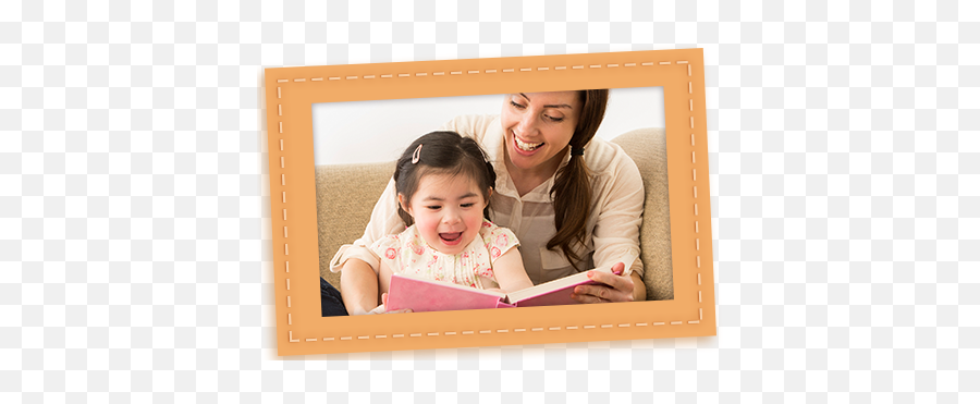 Download Hd Books For Toddlers - Mom Daughter Frame Png Child Emoji,Mom And Daughter Emoji