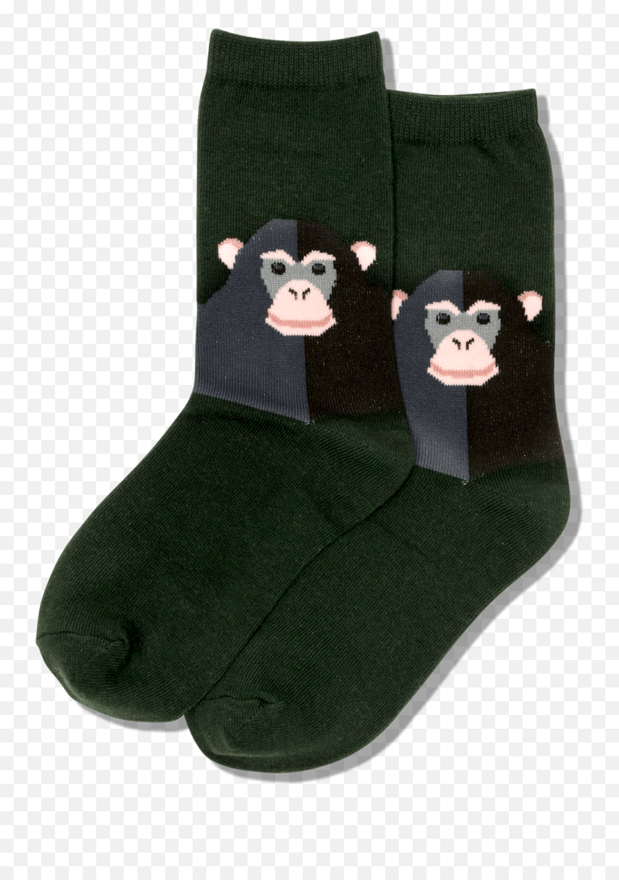 Kidu0027s Monkey Crew Socks - Blue Grey Sm Unisex Emoji,Sock Monkey Emoji