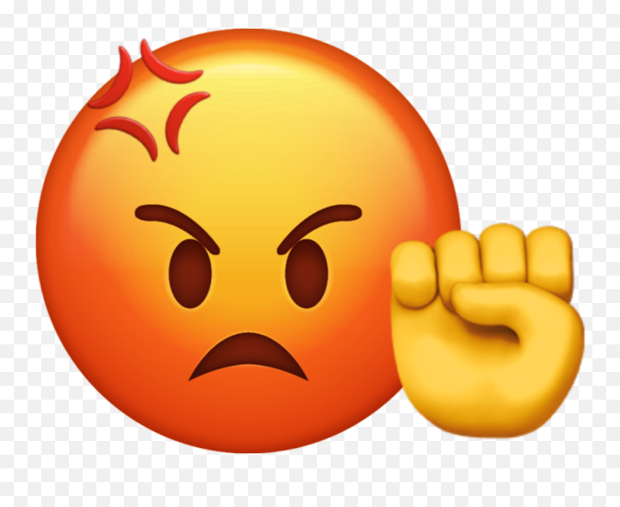 Angryemoji Angry Emoji Emojiiphone Sticker By Jojy - Vindictive,Angry Emoji