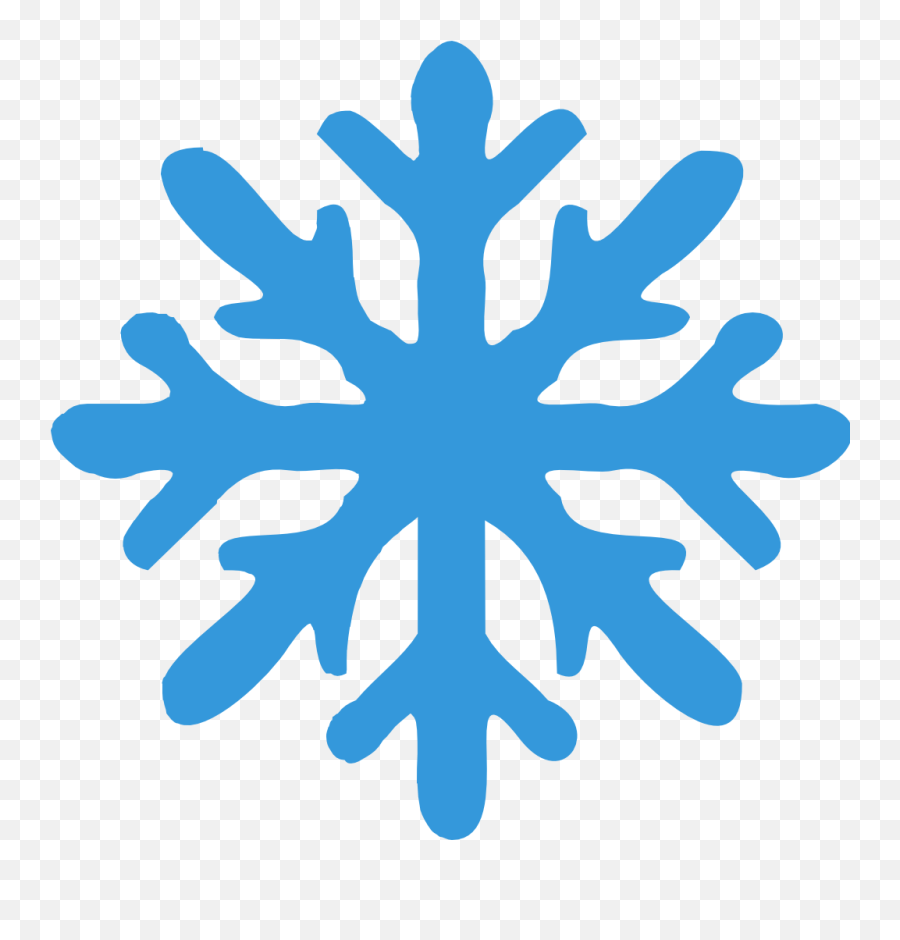 Snow Flake Icon - Clipart Snowflakes Png Emoji,Snow Flake Emoji