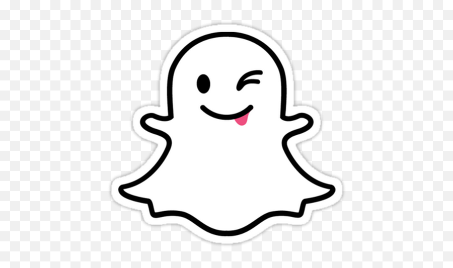 Snapchat Ghost By Cocomishelle Small Size Please Ghost - Outline Of Snapchat Ghost Emoji,Ghost Emoji Png