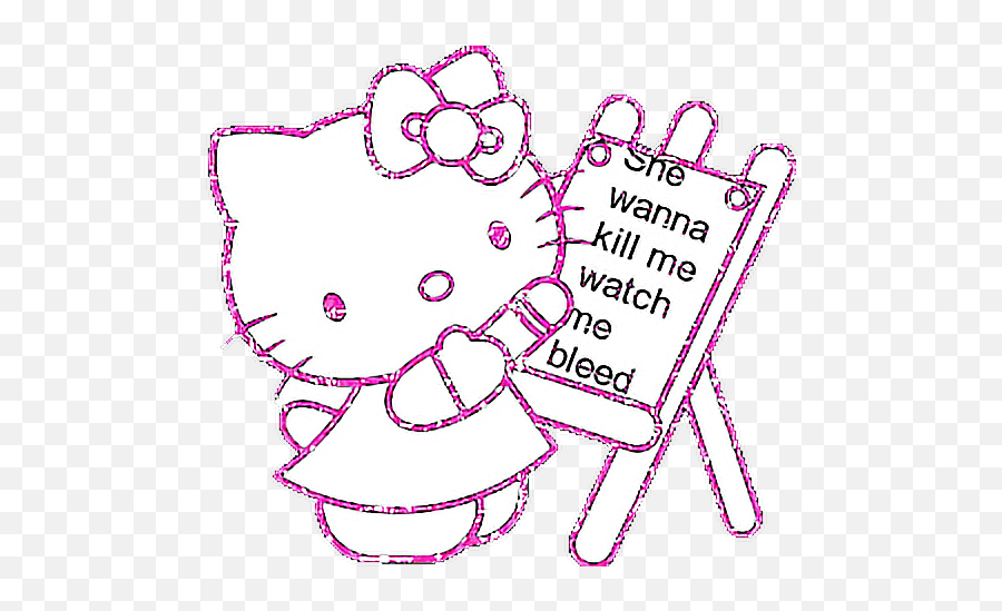 Lyrics Lilpeep Lastnite Hello Glitter - Kitty Cat For Colouring Emoji,Hello Emoji Lyrics