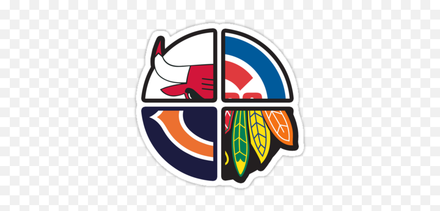 Chicago Sports Teams - Chicago Sports Logo Transparent Emoji,Blackhawks Emoji Android