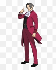 Hashtag Aceatorney Na Twitteru - Miles Edgeworth Spirit Of Justice Emoji,Rimshot Emoji