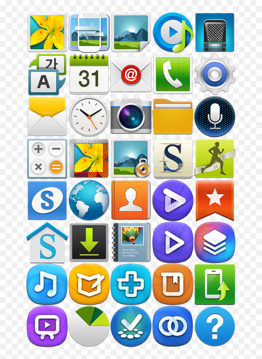 16 Samsung Application Icons Images - Samsung Galaxy App Samsung Galaxy S Icons Emoji,How To Find Emojis On Samsung Galaxy S4