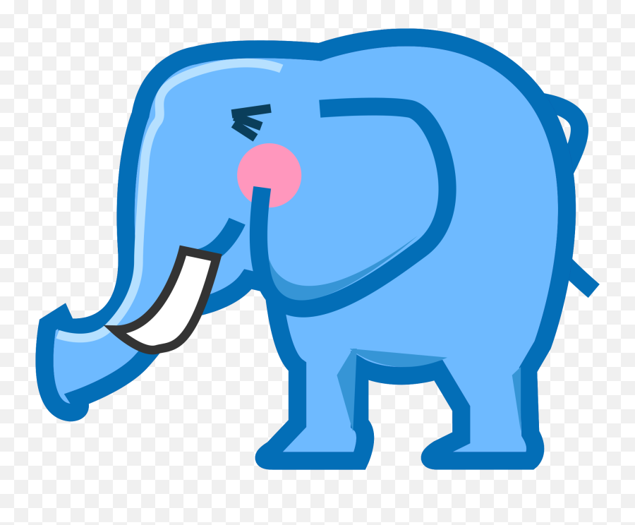 Elephant Emoji Clipart - Big,Elephant Emoji