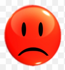 Rumah Sakit Otak Dr Drs M Hatta Bukittinggi - Sad Face Red Icon Emoji,Emoticons Sopan