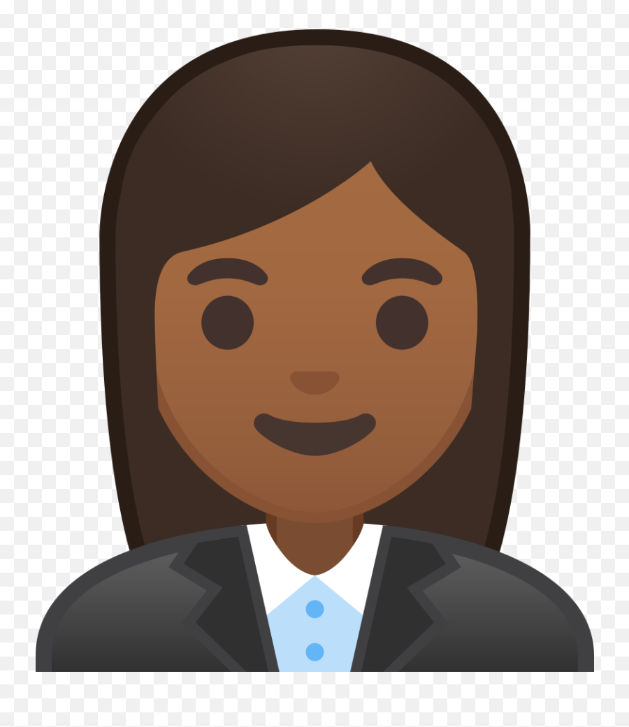 Woman Office Worker Medium Dark Skin - Black Woman Office Worker Emoji,Dark Skin Girl Emoji