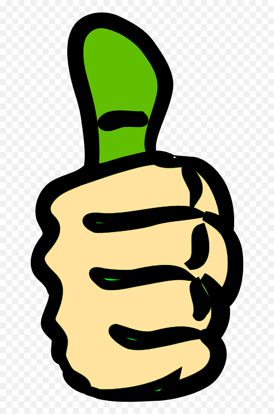 Green - Thumbs Up Clipart Emoji,Green Thumb Emoji