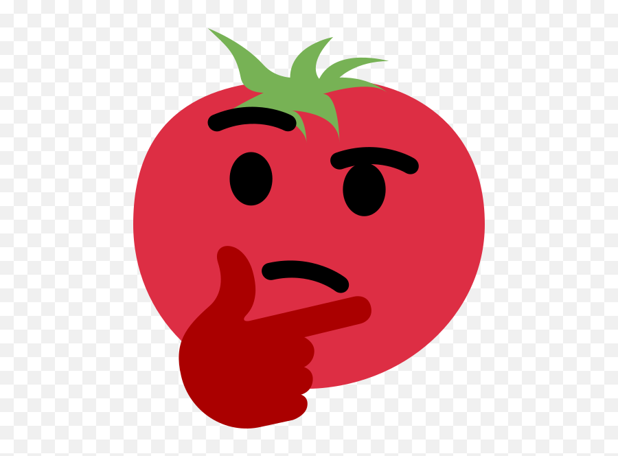 Thinktomato - Discord Emoji Tomato Emoji Discord,Think Emoji