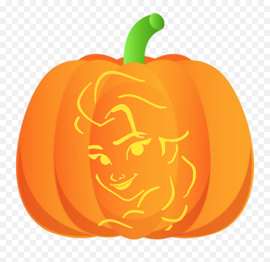 Jack - Elsa Carved Pumpkin Emoji,Easy Emojis Pumkin Stencils