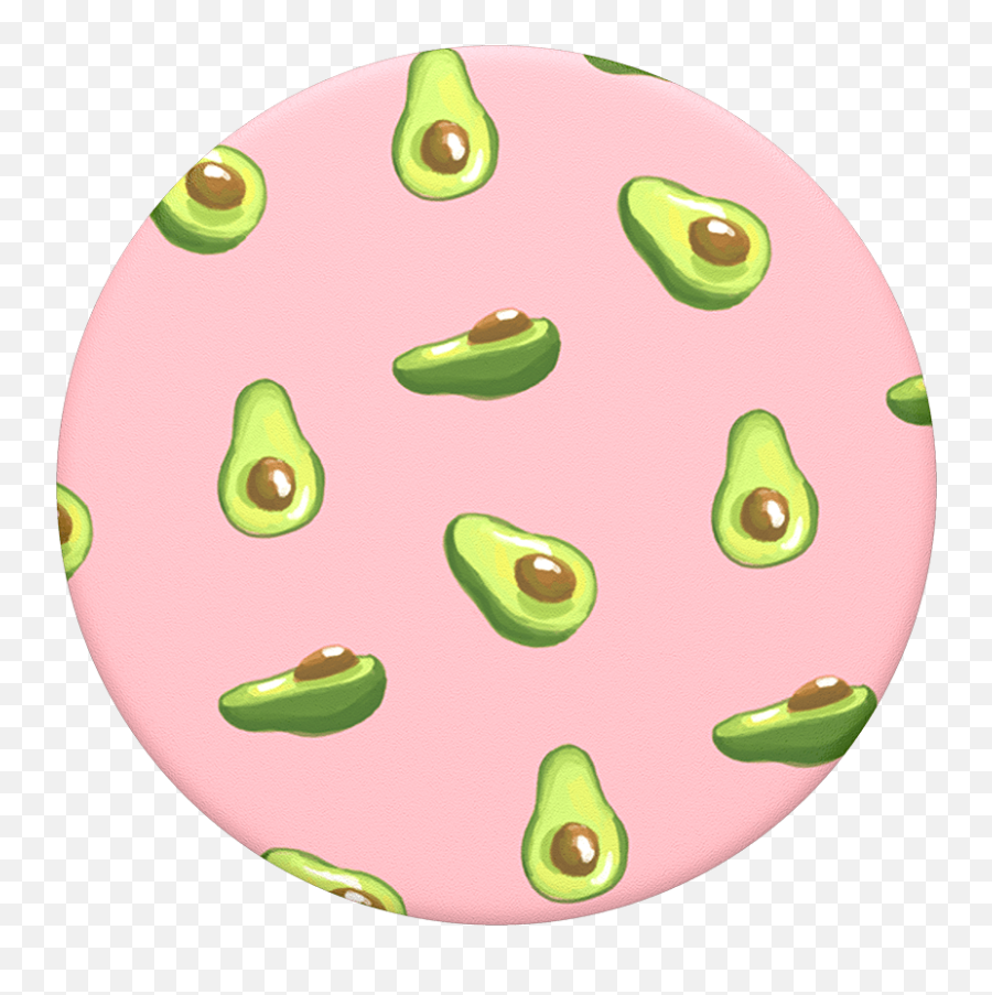 Popsockets Popgrip Avocados Pink Swappable Phone Grip Cute - Avocado Popsocket Emoji,Dumbest Emojis Ever