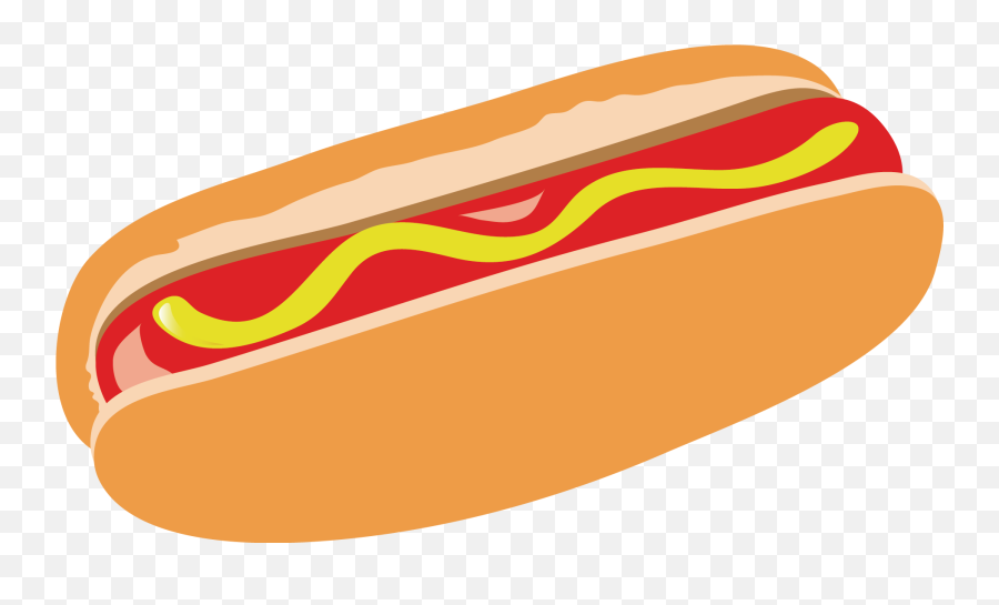 Hot Dog Breakfast Hamburger Fast Food - Hotdog Clipart Emoji,Hot Dog Emoji