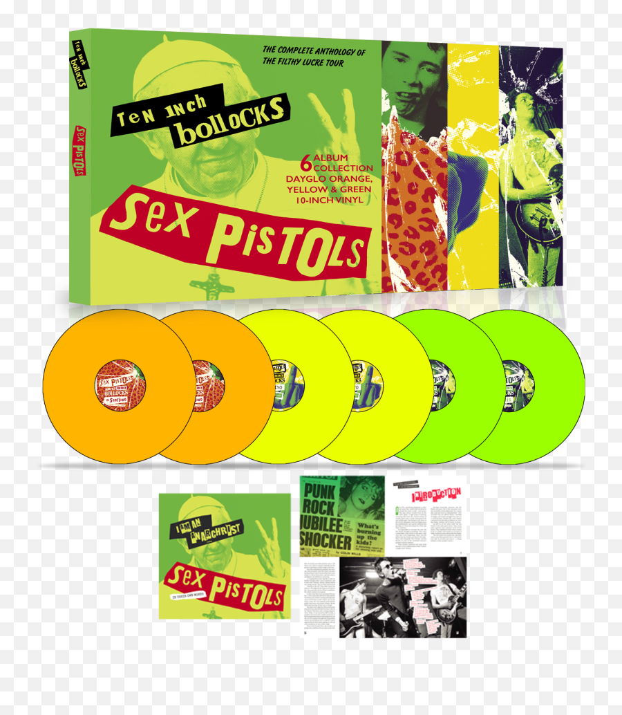 Sex Pistols - Ten Inch Bollocks 6 Album Collection On Sexpistols Emoji,Unplesant Emotions. Author Wilson Schaef