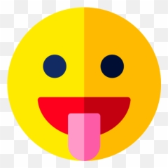 Tongue Out - Wide Grin Emoji,How To Make Tongue In Cheek Emoticon