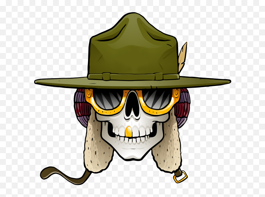 Voodoo Ranger Logo Png Clipart - Full Size Clipart 5430827 Voodoo Ranger Sticker Emoji,Lightning Skull Emoji