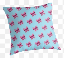 Download Bow Emoji Pattern Blue By Lucy - Decorative,Before Emojis There Was Lucy