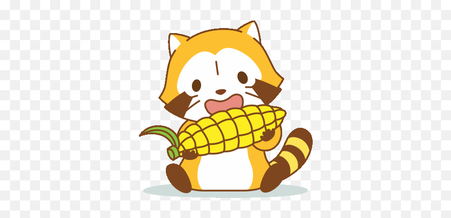 Small Raccoon Animated By Binh Pham - Sticker Emoji,Raccoon Emoticons Whatsapp