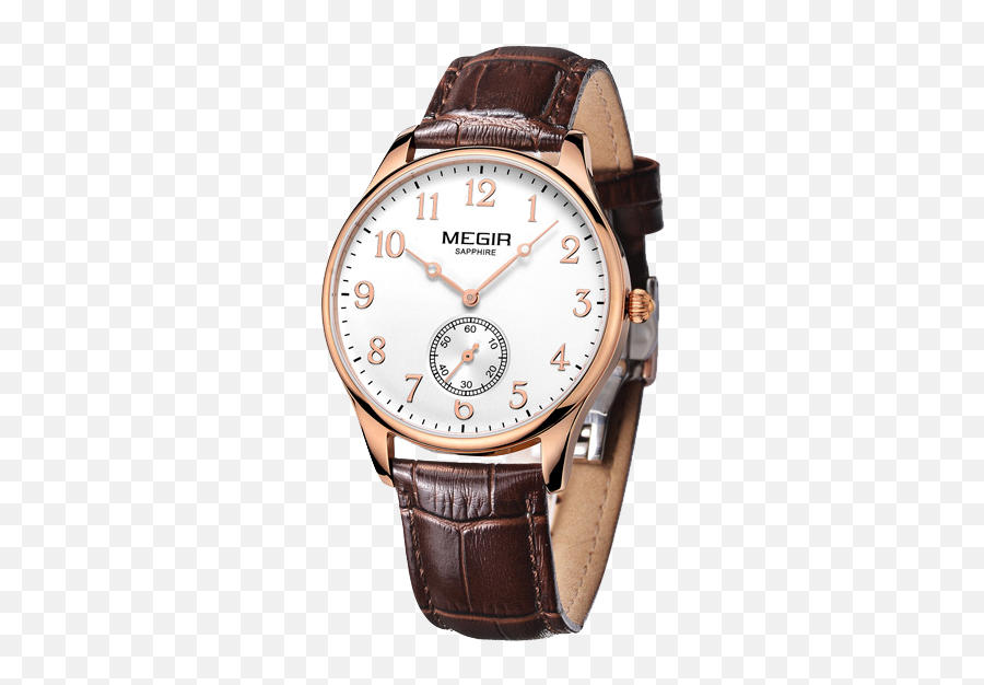 Second Hand Small Dial Classic Man Watch Meigeer Watch - Hand Watch Image Png Emoji,Classic Man Emoji