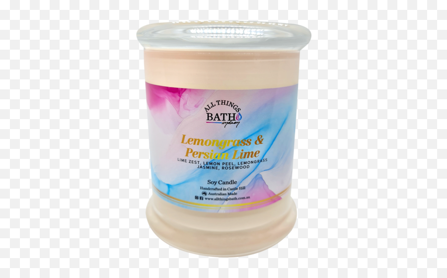 Lemongrass U0026 Persian Lime Soy Candle Emoji,Lemongrass Emotion