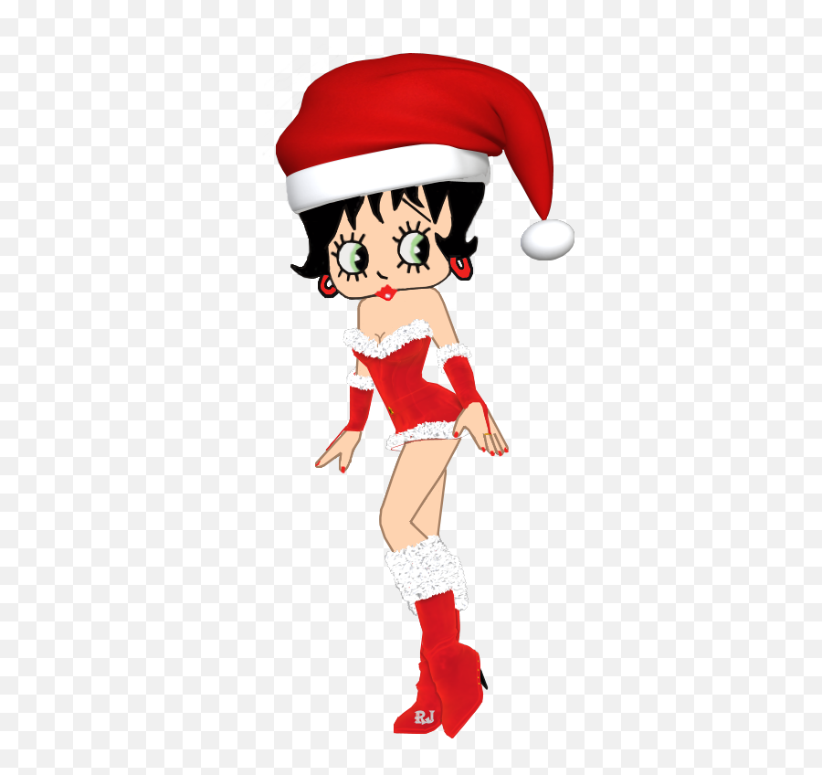 Xmas Bb Betty Boop Pictures Betty Boop Krampus Emoji,Krampus Emoji