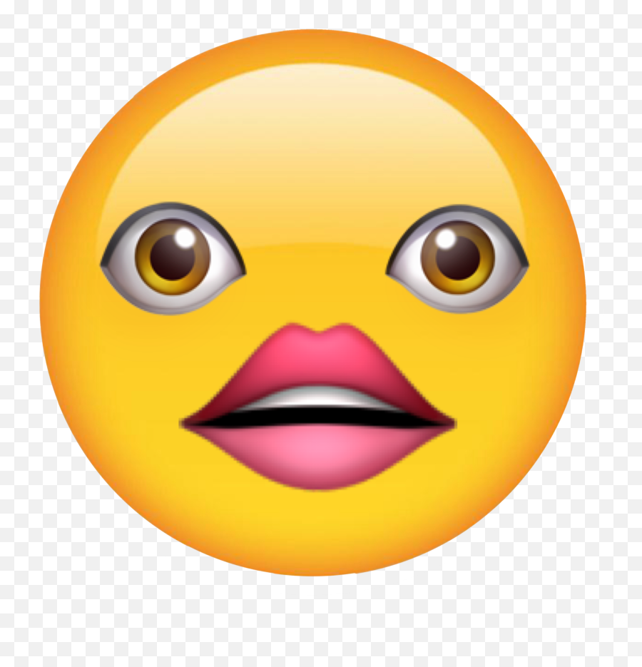 Emoji Mouth Eyes Cute Hot Crush Sticker - Happy,Hot Girl Emoji