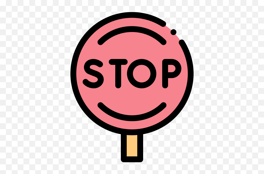 Stop - Dot Emoji,Stop Sign Emoticon