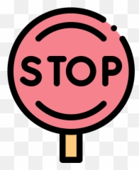Stop - Dot Emoji,Stop Sign Emoticon