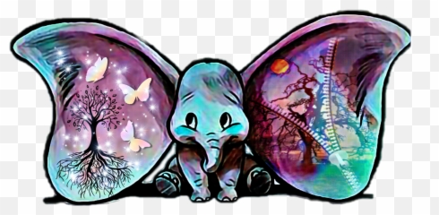 Elephant Aesthetic Sceneries Sticker - Lovely Emoji,Emoji Stickers At Rue 21